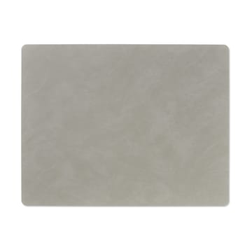 Nupo placemat reversible square L 1 pc - anthracite-light grey - LIND DNA