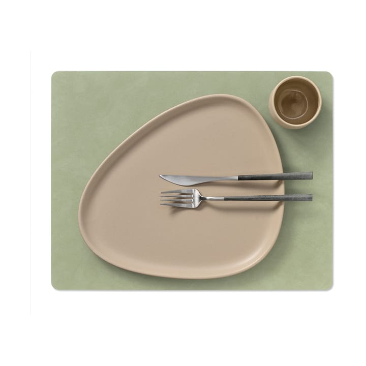 Nupo placemat reversible square L 1 pc, Dark green-olive green LIND DNA