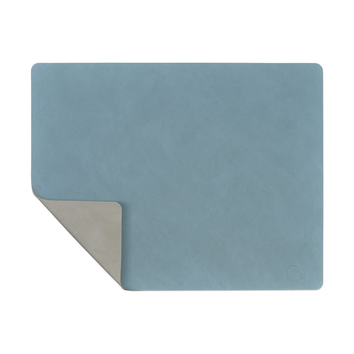 Nupo placemat reversible square L 1 pc - light blue-light grey - LIND DNA