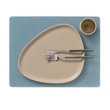 Nupo placemat reversible square L 1 pc - light blue-light grey - LIND DNA