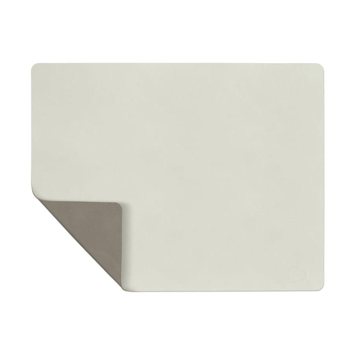 Nupo placemat reversible square L 1 pc - Linen-Flint grey - LIND DNA