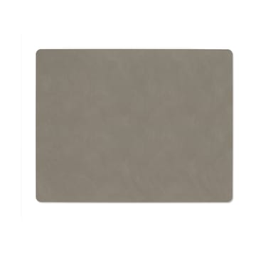 Nupo placemat reversible square L 1 pc - Linen-Flint grey - LIND DNA