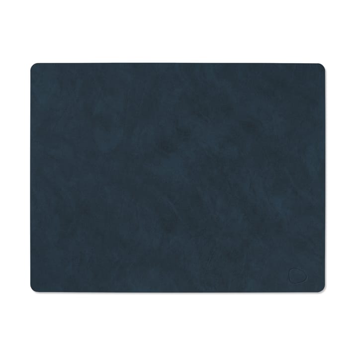 Nupo placemat reversible square L 1 pc, Midnight blue-petrol LIND DNA