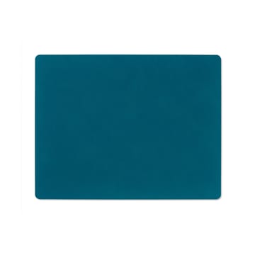 Nupo placemat reversible square L 1 pc - Midnight blue-petrol - LIND DNA