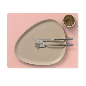 Nupo placemat reversible square L 1 pc - rosa-light grey - LIND DNA