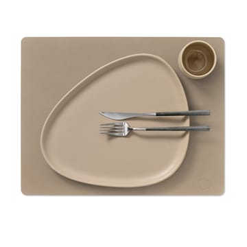 Nupo placemat square L - Clay brown - LIND DNA