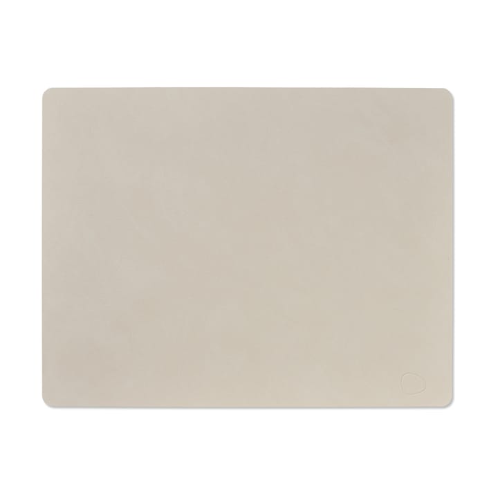 Nupo placemat square L - Oyster white - LIND DNA