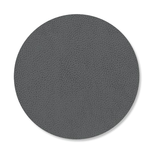 Serene coaster circle Ø10 cm - Anthracite - LIND DNA