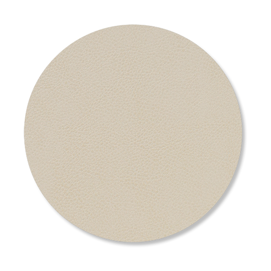 LIND DNA Serene coaster circle Ø10 cm Cream | Scandinavian Design | Coasters | White