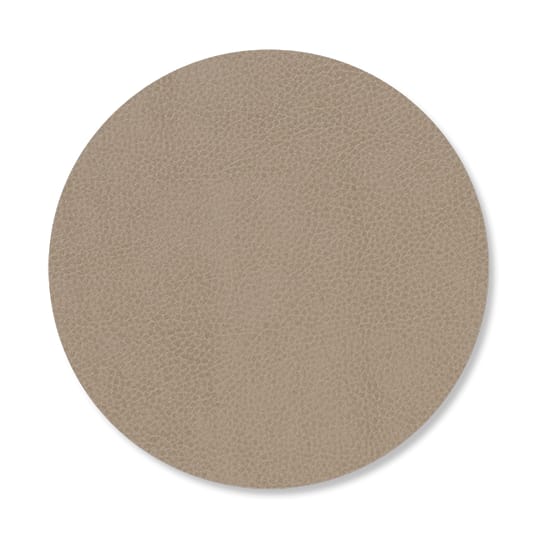 Serene coaster circle Ø10 cm - Mole Grey - LIND DNA