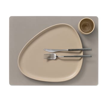 Serene placemat square L 35x45 cm - Ash - LIND DNA