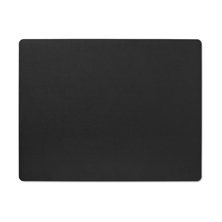 Serene placemat square L 35x45 cm - Black - LIND DNA