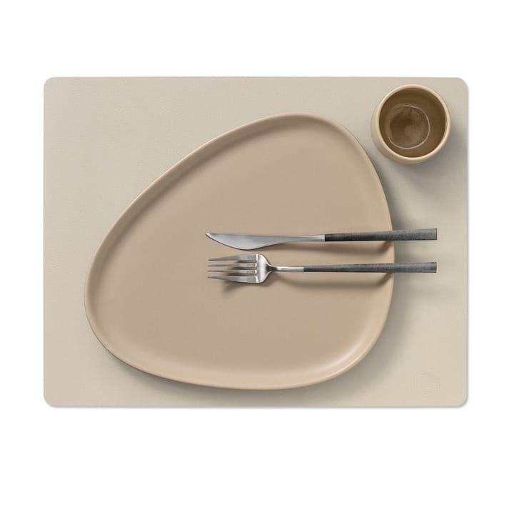 Serene placemat square L 35x45 cm, Cream LIND DNA