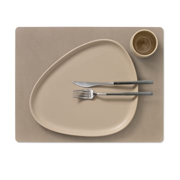 Serene placemat square L 35x45 cm - Mole Grey - LIND DNA