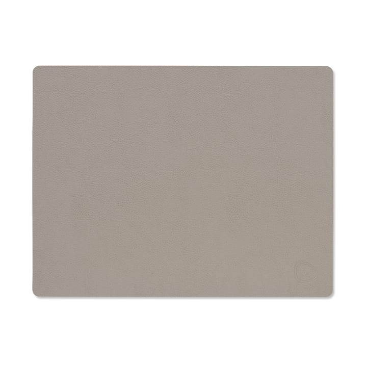 Serene placemat square M 26.5x34.5 cm - Ash - LIND DNA