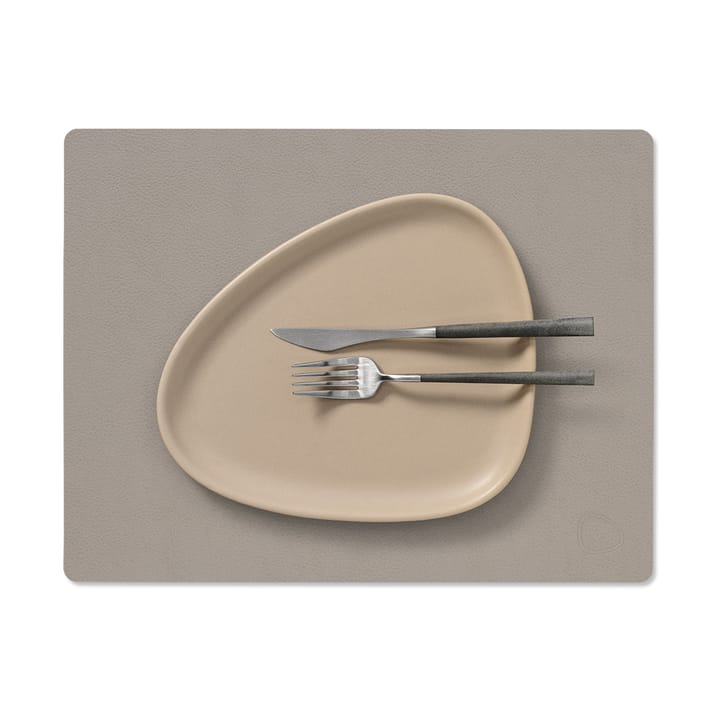 Serene placemat square M 26.5x34.5 cm, Ash LIND DNA