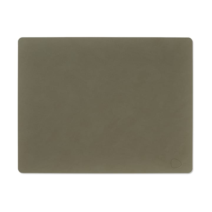 Square Nupo placemat 35x45 cm - Army green - LIND DNA