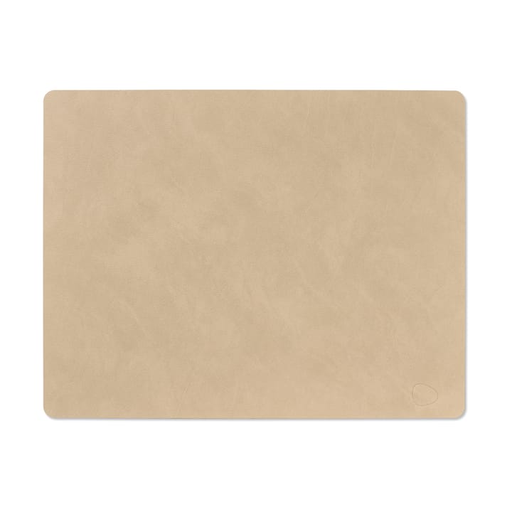 Square Nupo placemat 35x45 cm - Sand - LIND DNA