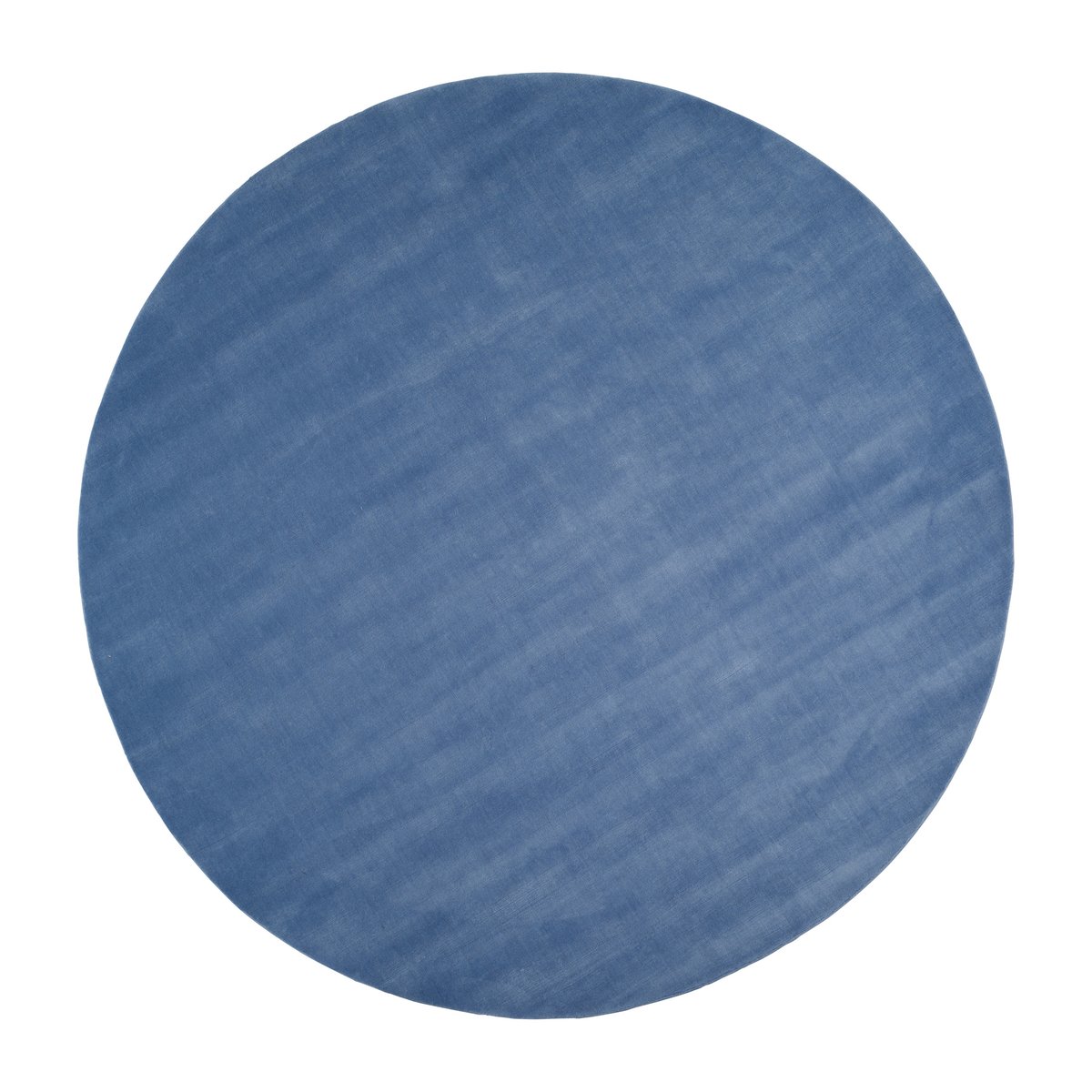 Linie Design Halo Cloud wool carpet round Ø250 cm Blue