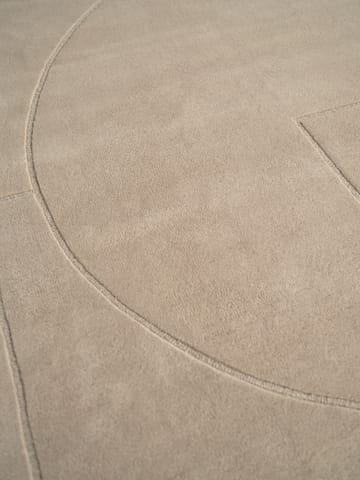 Lineal Poem wool carpet - Beige. 140x200 cm - Linie Design