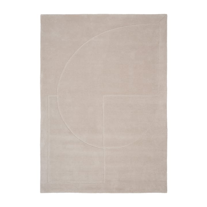 Lineal Poem wool carpet - Beige. 250x350 cm - Linie Design