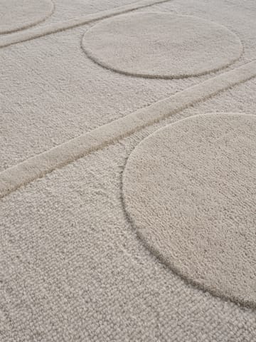 Orb Alliance wool carpet - Chalk. 140x200 cm - Linie Design