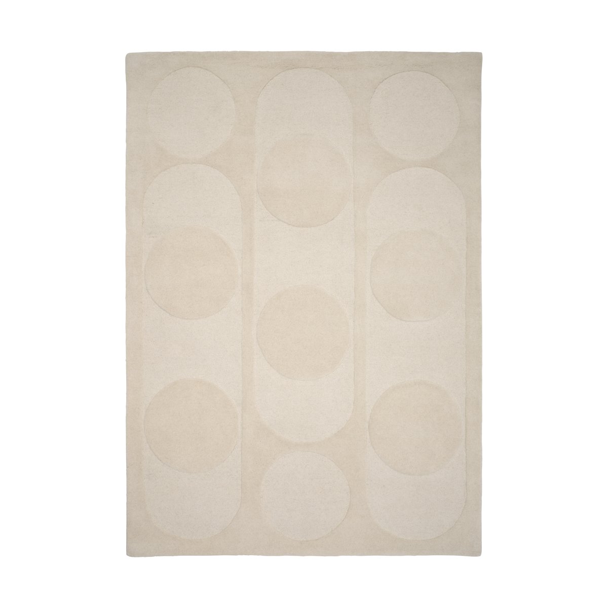 Linie Design Orb Alliance wool carpet White. 140x200 cm