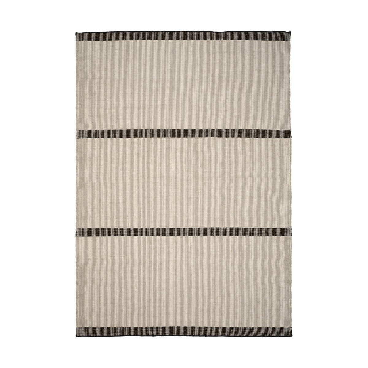 Linie Design Rastoolo rug Black. 140x200 cm