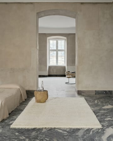 Soft Savannah wool carpet - White. 140x200 cm - Linie Design