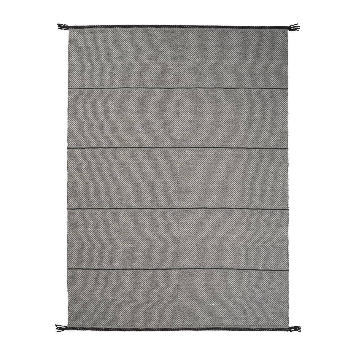 Linie Design Vision Walk wool carpet 140x200 cm Stone-grey