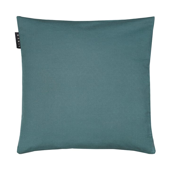 Annabell cushion cover 40x40 cm - Dark Gray Turquoise - Linum