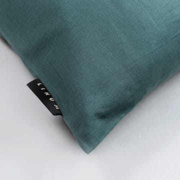 Annabell cushion cover 40x40 cm - Dark Gray Turquoise - Linum