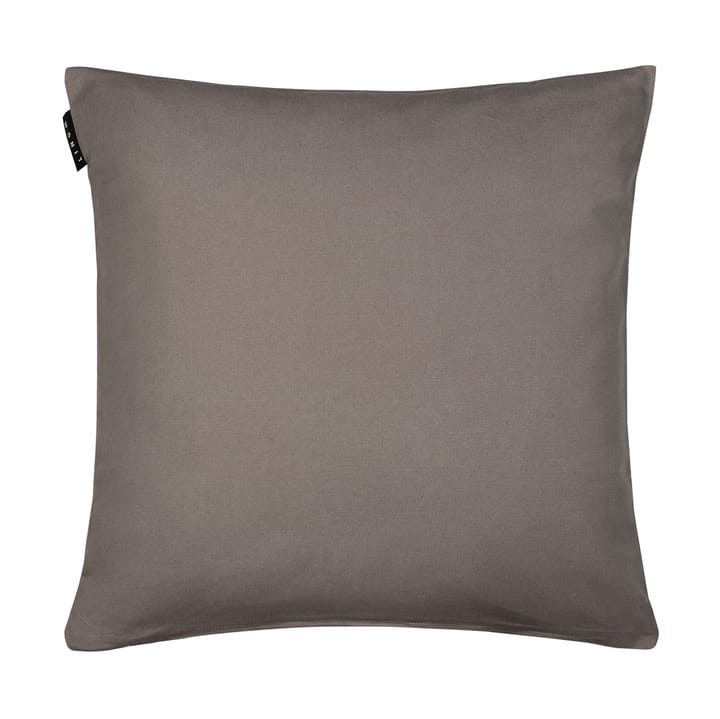 Annabell cushion cover 40x40 cm - Mole brown - Linum