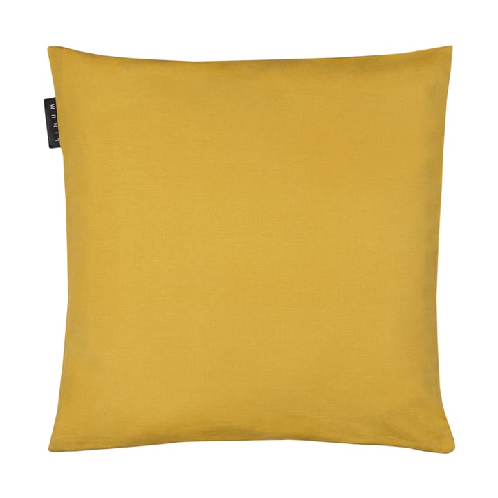 Annabell cushion cover 40x40 cm - Mustard yellow - Linum