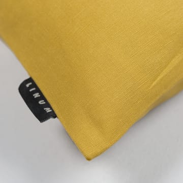 Annabell cushion cover 40x40 cm - Mustard yellow - Linum