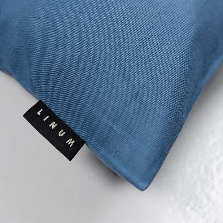 Annabell pillowcase 50x50 cm, Deep Ocean Blue Linum