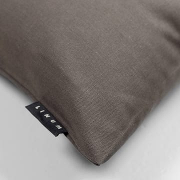 Annabell pillowcase 50x50 cm - Mole brown - Linum