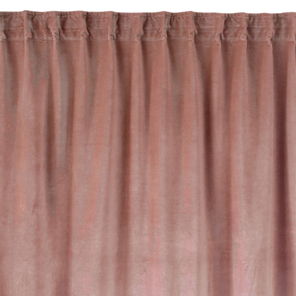 Linum Paolo curtain with gathering tape Dusty Pink