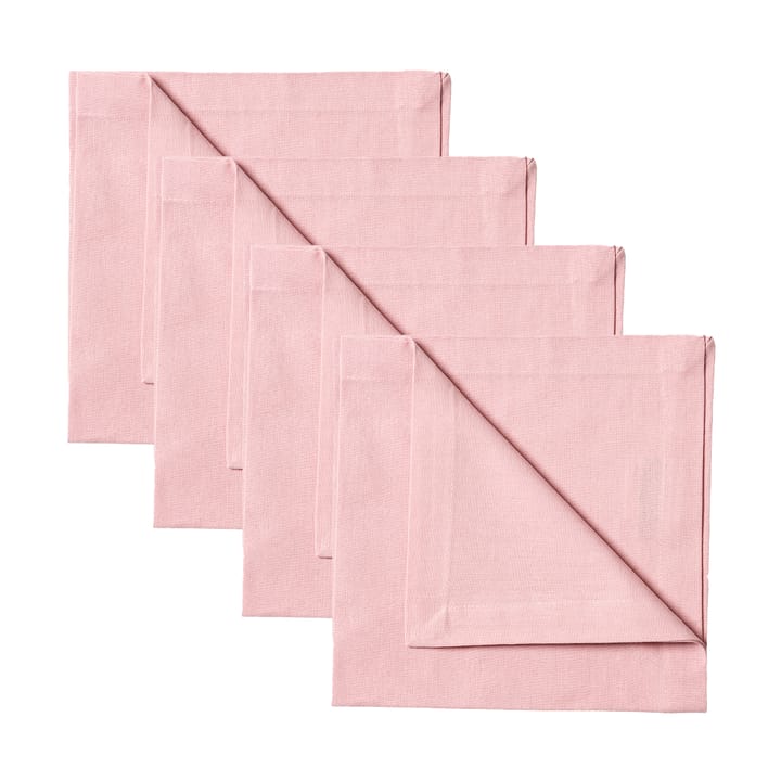 Robert napkins 4-pack - Dusty pink - Linum