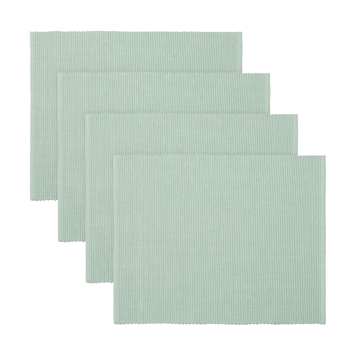 Uni placemat 35x46 cm 4-pack - Light Ice Green - Linum