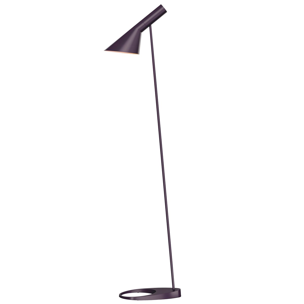 Louis Poulsen AJ floor lamp Aubergine