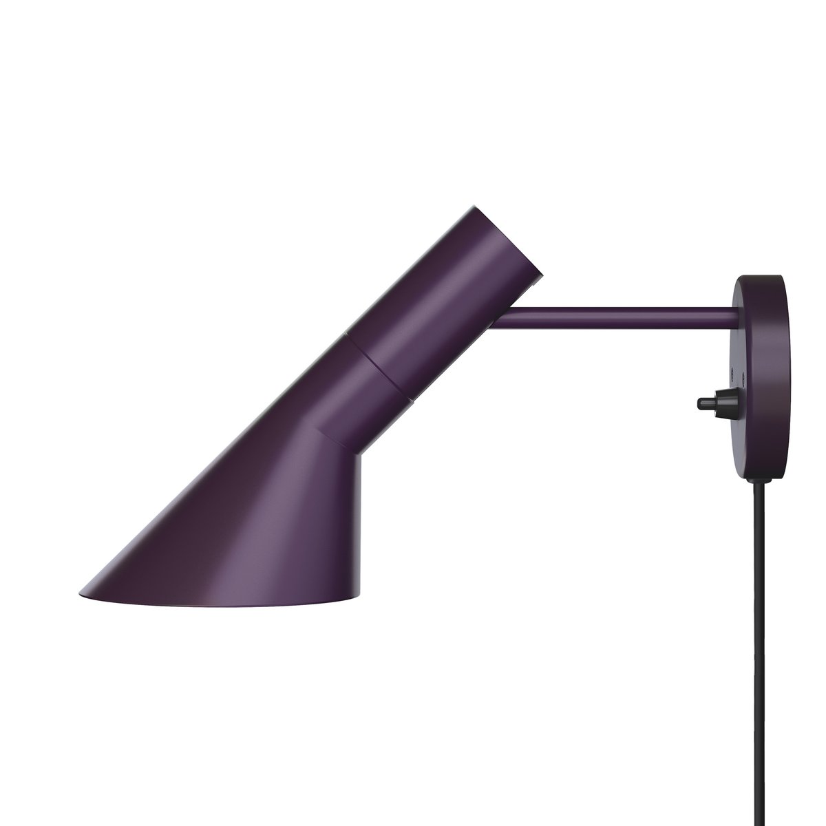 Louis Poulsen AJ wall lamp Aubergine