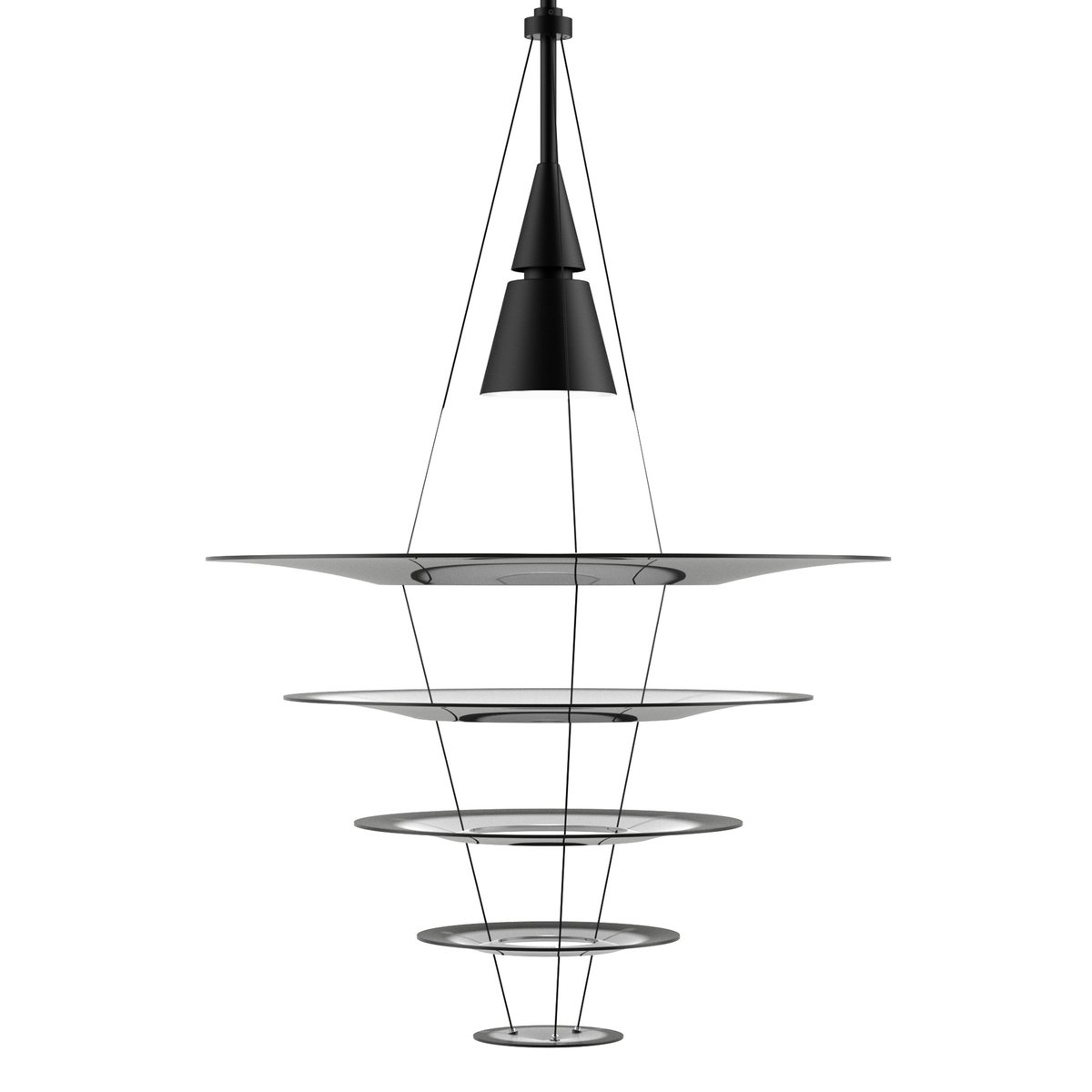 Louis Poulsen Enigma 545 pendant lamp Black