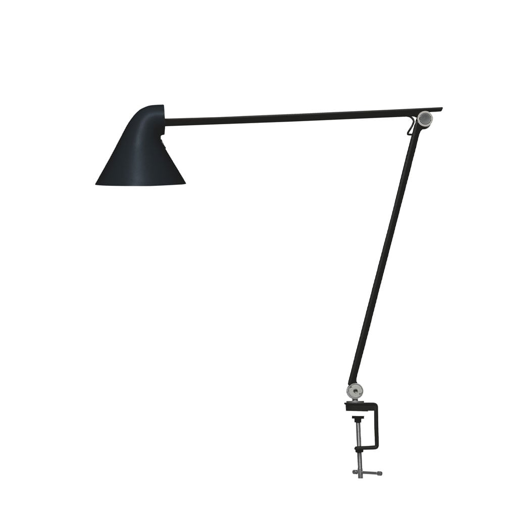 Louis Poulsen NJP desk lamp Black, clip, 2700k