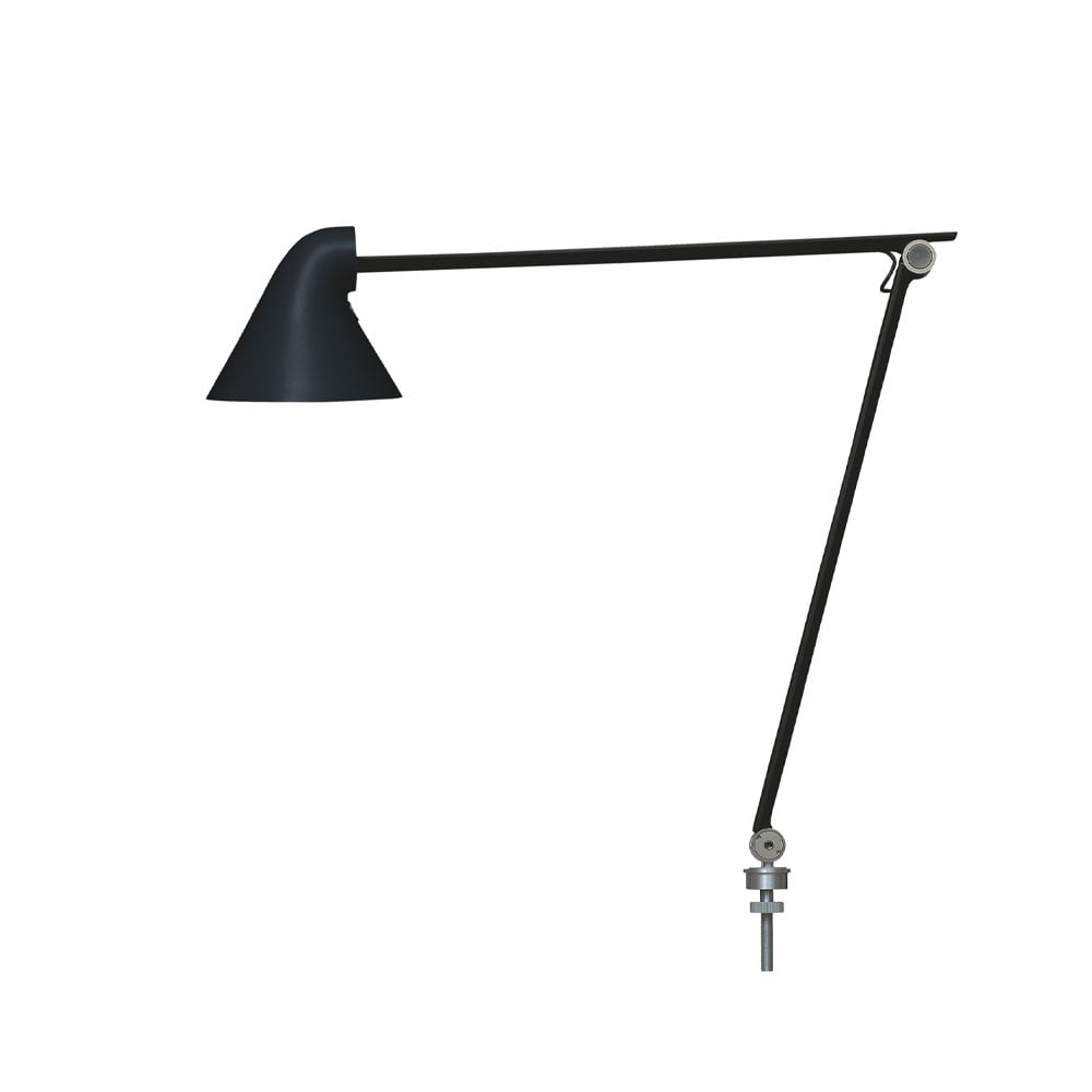 Louis Poulsen NJP desk lamp Black, pin ø10 cm, 3000k