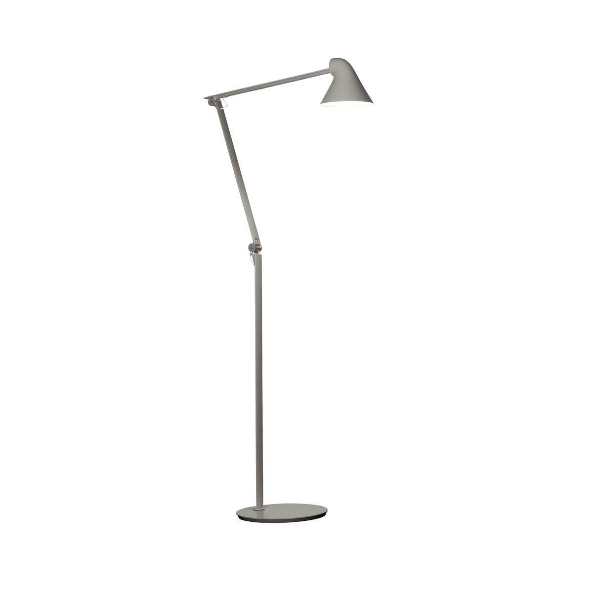 Louis Poulsen NJP floor lamp Light grey, LED, 3000k