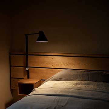 NJP wall lamp - Black, short arm, LED, 3000k - Louis Poulsen