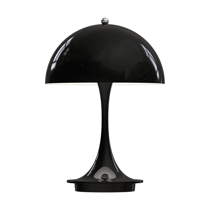 Panthella 160 portable table lamp metal - Black - Louis Poulsen