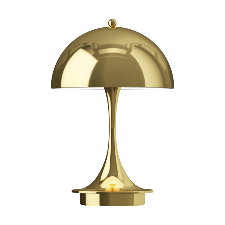 Panthella 160 Portable v3 table lamp - Brass metallised - Louis Poulsen