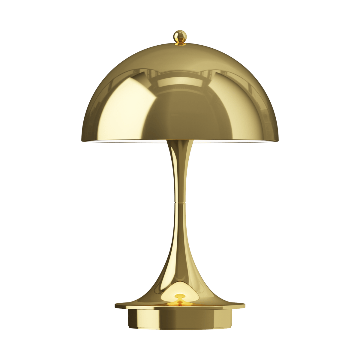 Louis Poulsen Panthella 160 Portable v3 table lamp Brass metallised